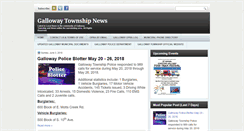 Desktop Screenshot of gallowaytownshipnews.com